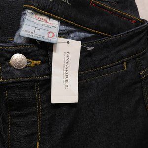 Banana Republic Wide Leg Stretch Jeans Size Zero NEW
